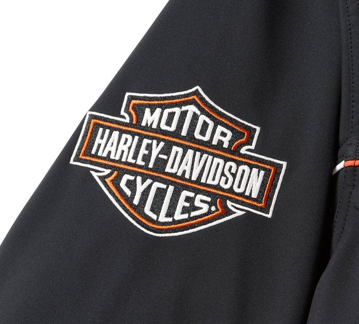 Harley-Davidson Men's Idyll Windproof Soft Shell Jacket - Harley Black