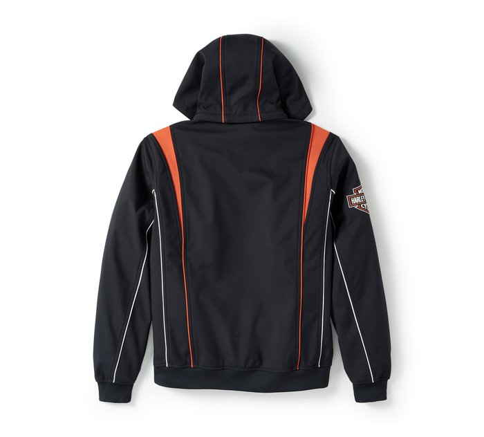 Harley-Davidson Men's Idyll Windproof Soft Shell Jacket - Harley Black