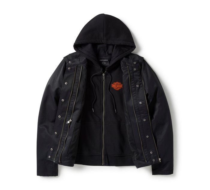 Harley-Davidson Women's Miss Enthusiast 3-in-1 Textile Jacket