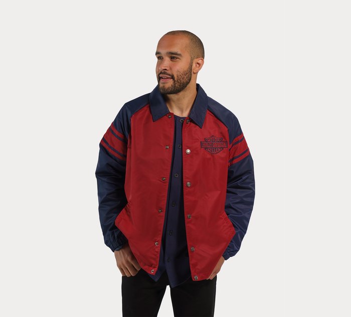 Harley-Davidson Men's #1 Coaches Jacket - Winery