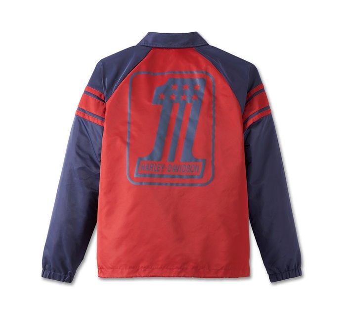 Harley-Davidson Men's #1 Coaches Jacket - Winery