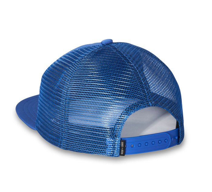 Harley-Davidson #1 Racing Trucker Cap - True Blue