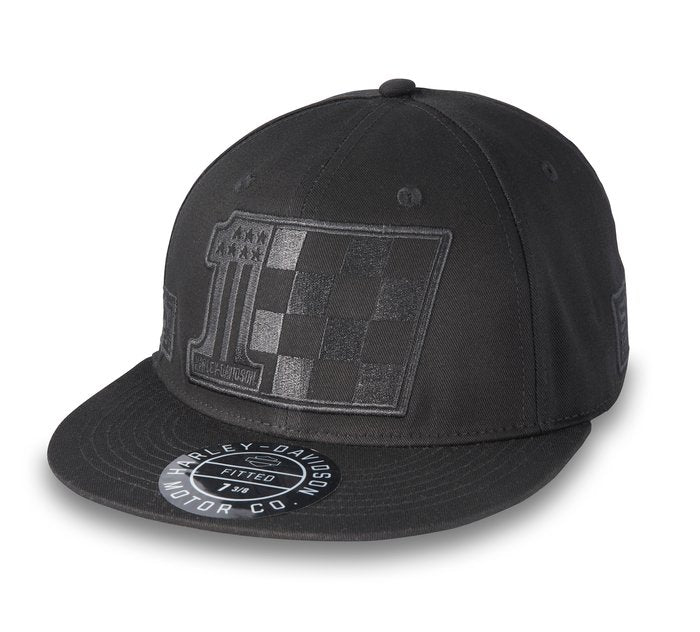 Harley-Davidson Racer Victory Fitted Cap - Black Beauty