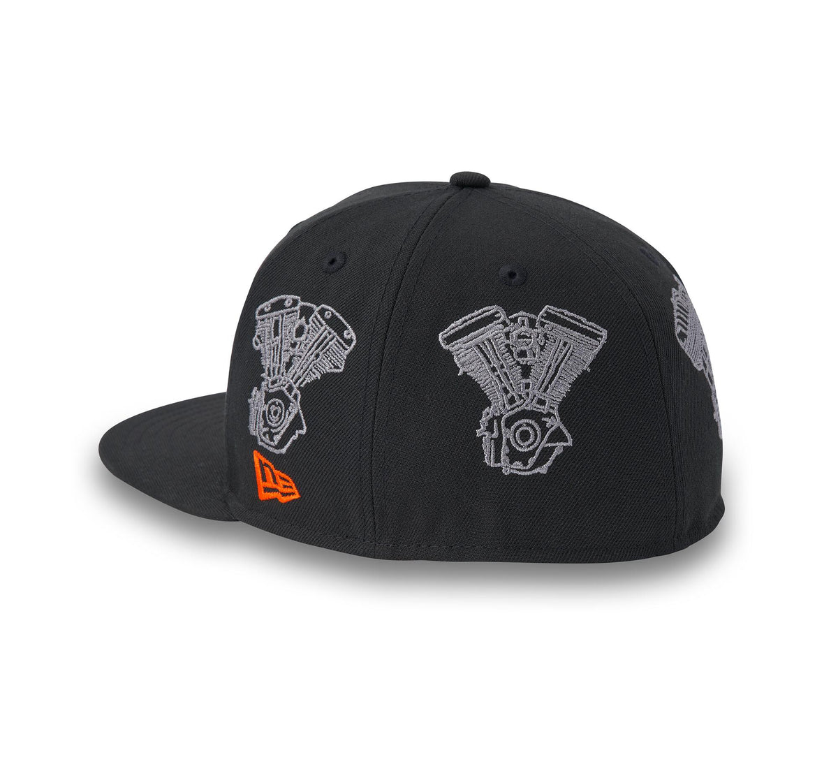 Harley-Davidson V-Twin Engine 59FIFTY Cap - Harley Black