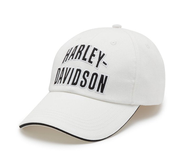 Harley-Davidson Essential Arched Font Ponytail Cap - Cloud Dancer