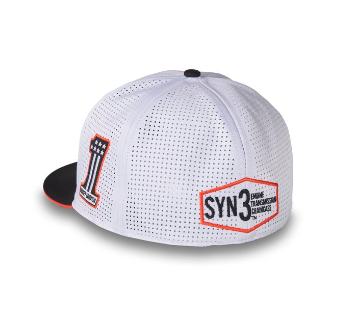 Harley-Davidson Screamin' Eagle Fitted Baseball Cap - Bright White