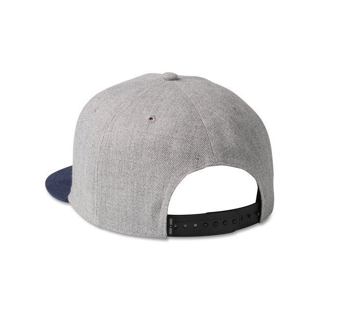 Harley Davidson #1 Logo Adjustable Cap Heather Grey