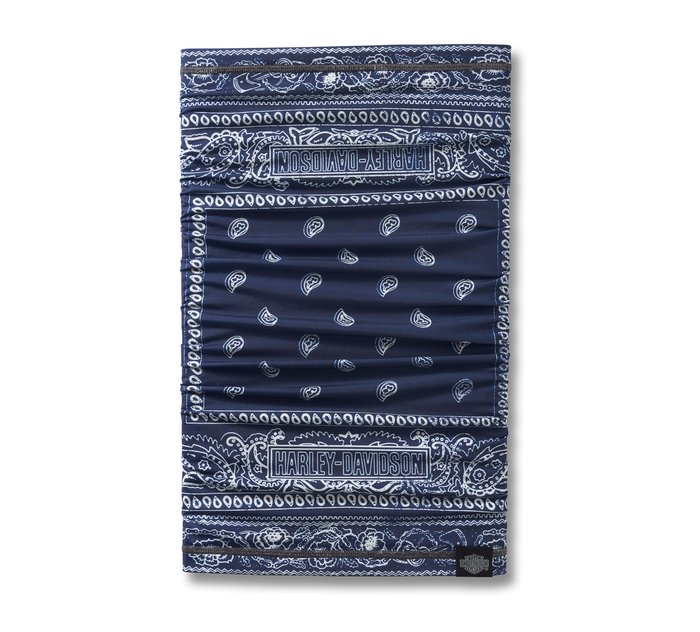 Harley Davidson Paisley Neck Gaiter - Peacoat