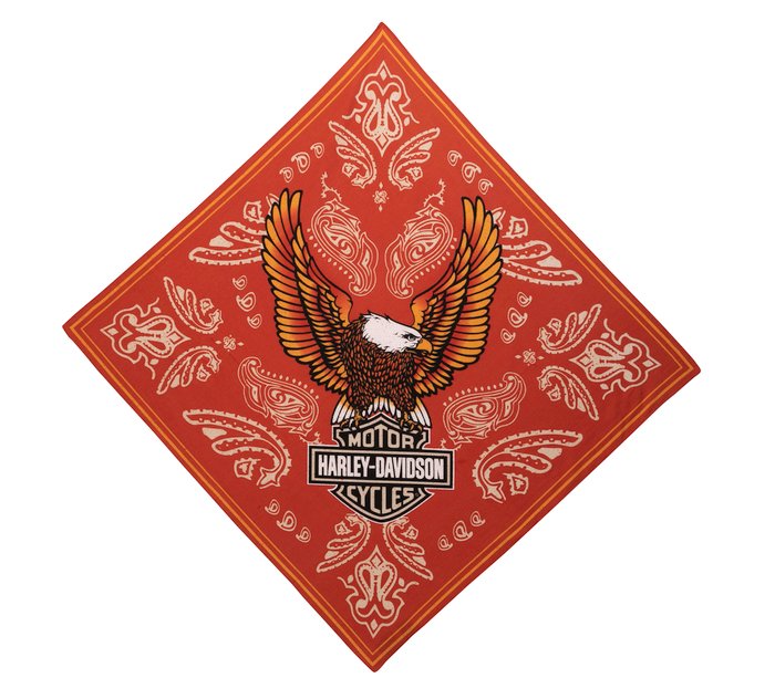 Harley-Davidson Classic Eagle Bandana - Vintage Orange