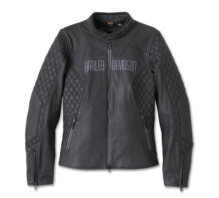 Womans Leather Harley-Davidson Jacket Size deals Small