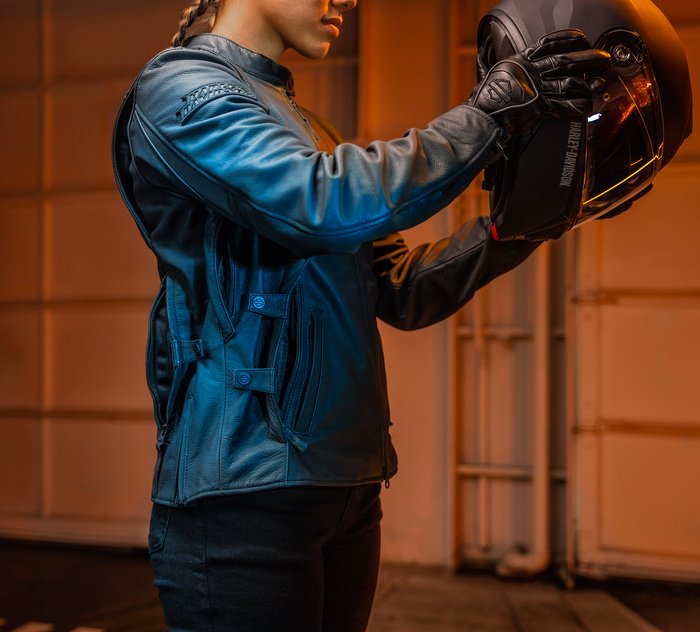 Harley-Davidson Women's Paradigm Triple Vent System 2.0 Leather Jacket - Black Beauty