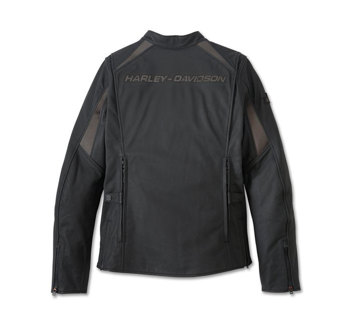 Harley-Davidson Women's Paradigm Triple Vent System 2.0 Leather Jacket - Black Beauty