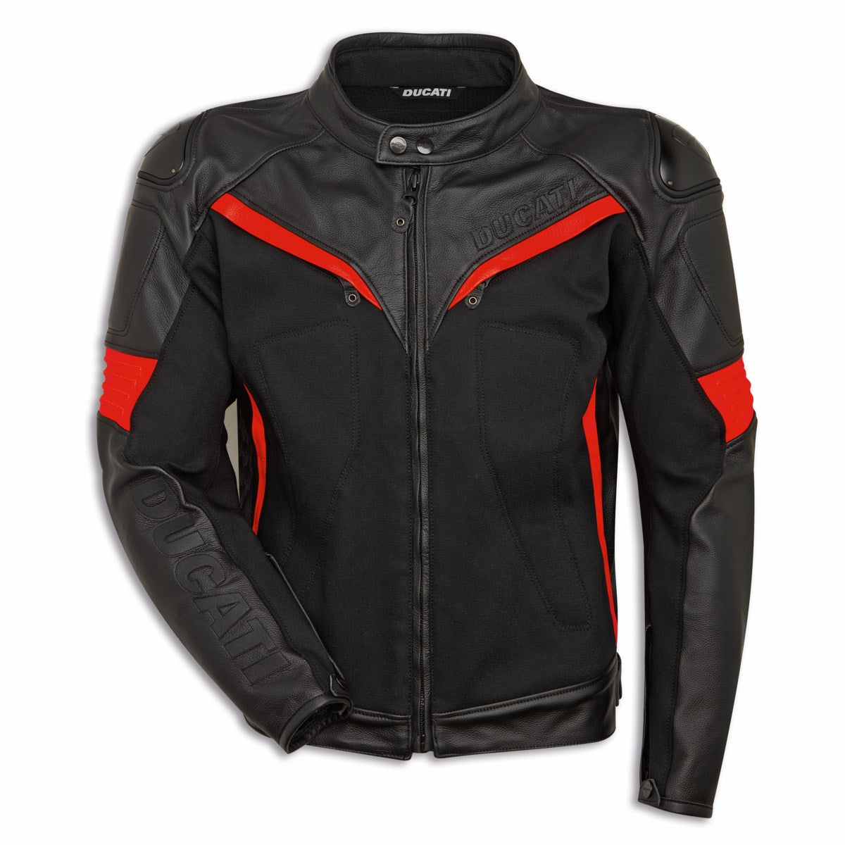 Ducati Fighter C2 Men's Fabric Leather Jacket