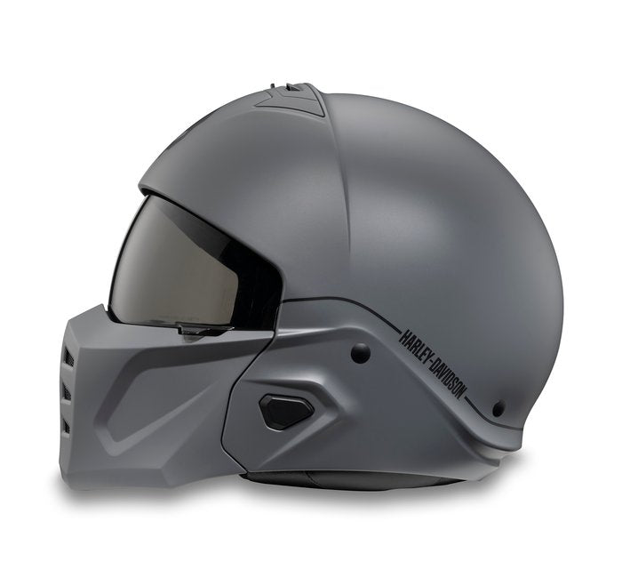 Harley-Davidson Pilot II 2-in-1 Helmet - Matte Gunship Grey