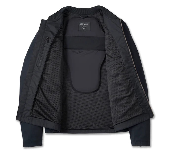 Harley Davidson Men's H-D Flex Layering System Bomber Riding Jacket Outer Layer