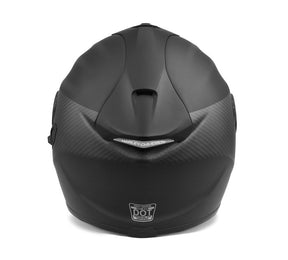 Harley-Davidson Men's Brawler Carbon Fiber X09 Full Face with Sun Shield Helmet