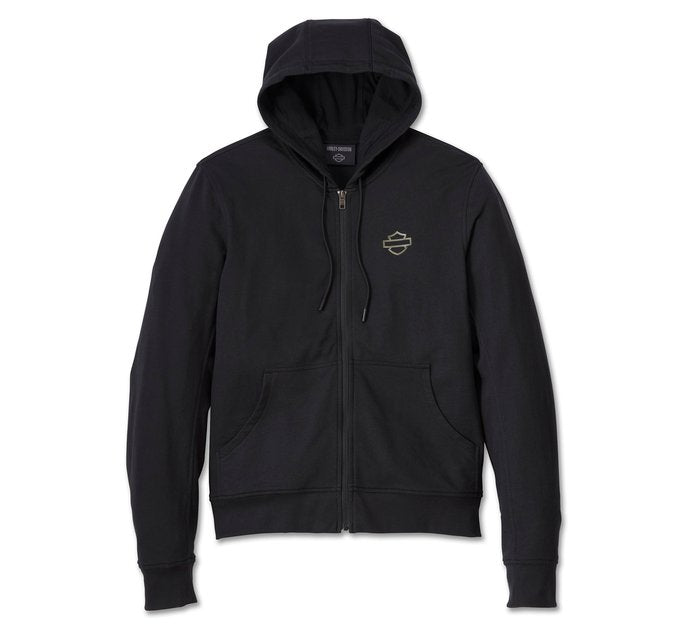 Harley-Davidson Men's Ovation 3-in-1 Textile Riding Jacket - Stone Grey & Black CL