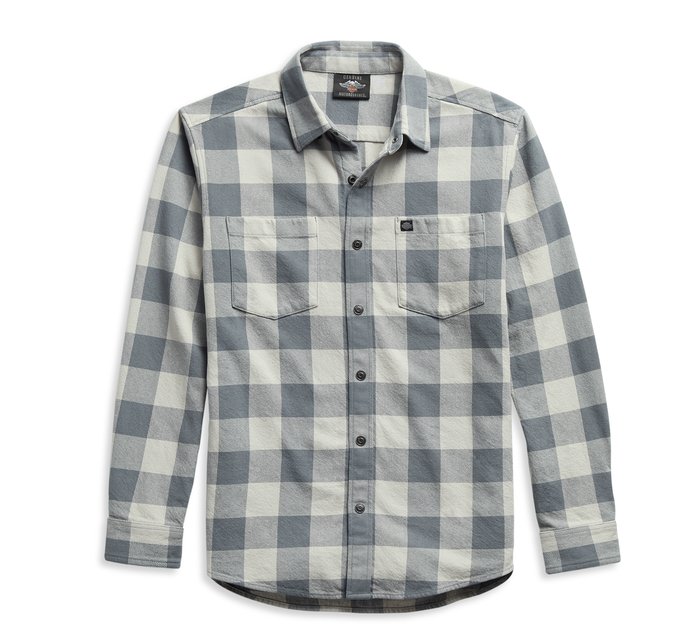Harley-Davidson Men's #1 Logo Plaid Shirt