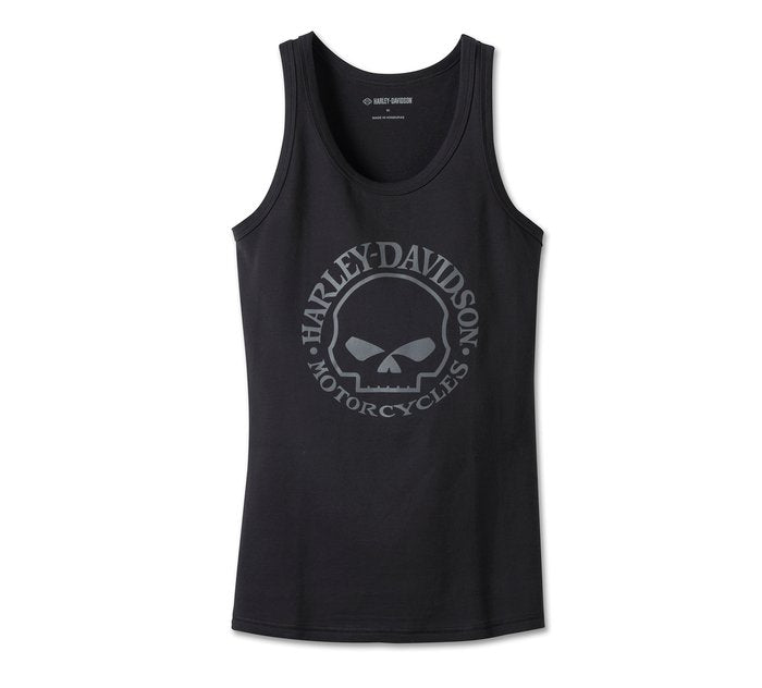 Harley-Davidson Women's Ultra Classic Skull Tank - Black Beauty