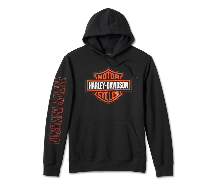 Harley-Davidson Men's Bar & Shield Hoodie - Black Beauty