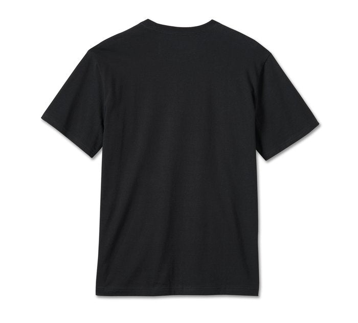 Harley-Davidson Men's Willie G Skull Short Sleeve Tee - Black