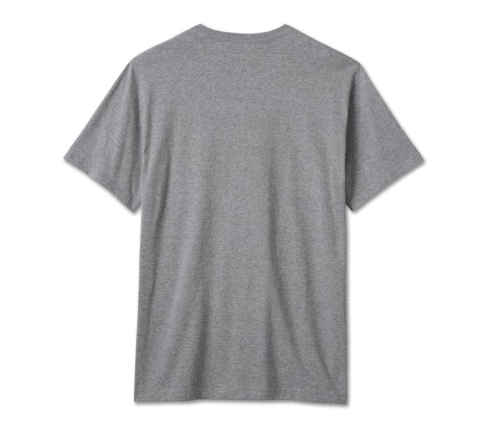 Harley-Davidson Men's Bar & Shield Tee -Heather Grey
