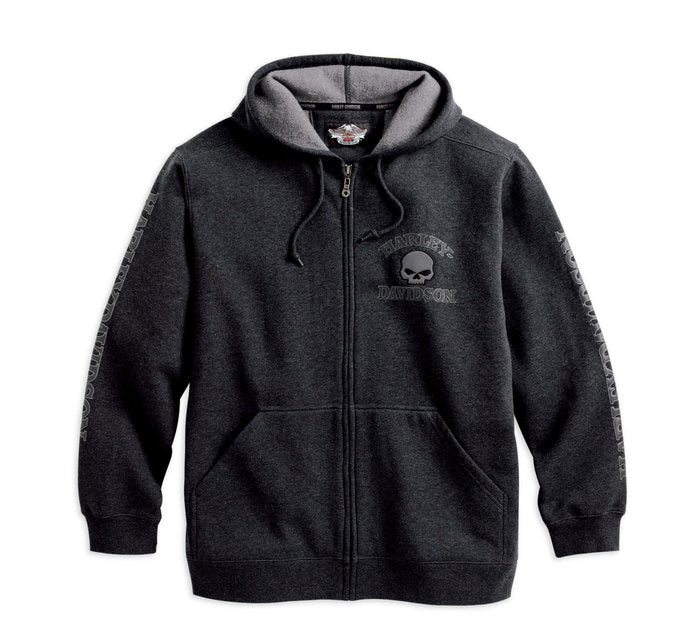 Harley-Davidson Men's Hooded Willie G Skull Sweatshirt