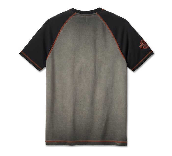 Harley-Davidson Men's Iron Bar Raglan Tee