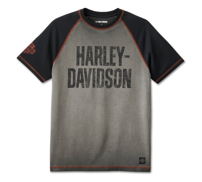 Harley-Davidson Men's Iron Bar Raglan Tee