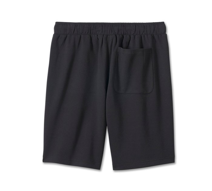 Harley-Davidson Men's Bar & Shield Fleece Shorts - Harley Black