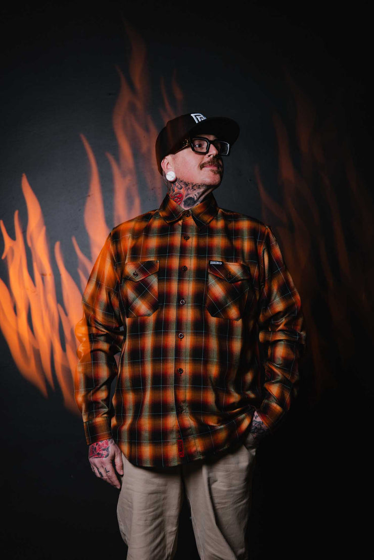 Dixxon Men's Trivium Ascendency Flannel Shirt