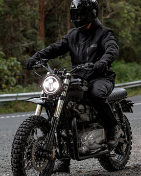 Akin Moto Men's Alpha Motorcycle Jacket 4.0 - Black