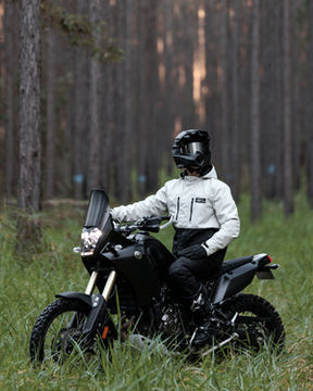 Akin Moto Alpha Motorcycle Jacket 4.0 - White