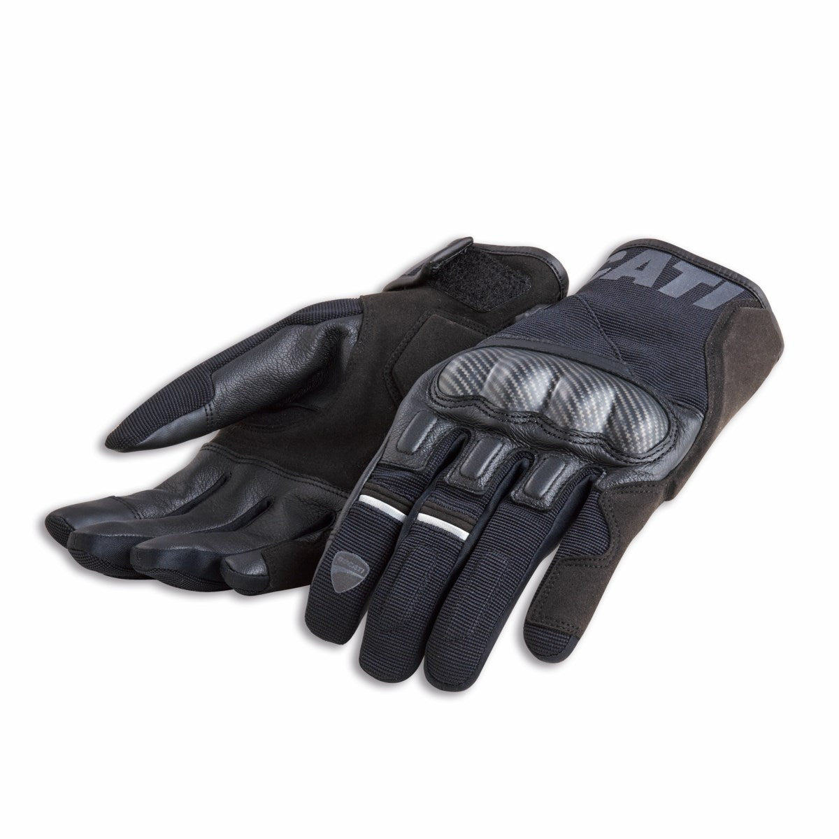 Ducati Company Men's C2 Fabric-Leather Gloves
