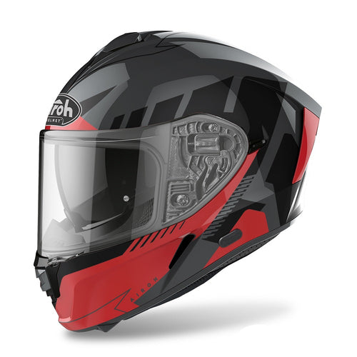 AIROH SPARK RISE RED GLOSS HELMET