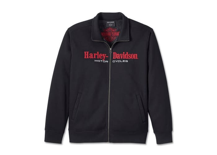Harley-Davidson Mens Darting Zip-Up Sweatshirt