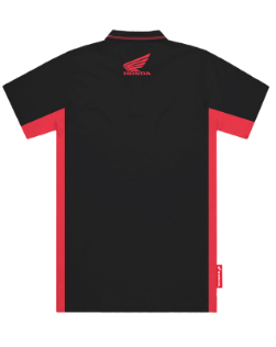 Honda Men's Red Side Panel Polo Shirt