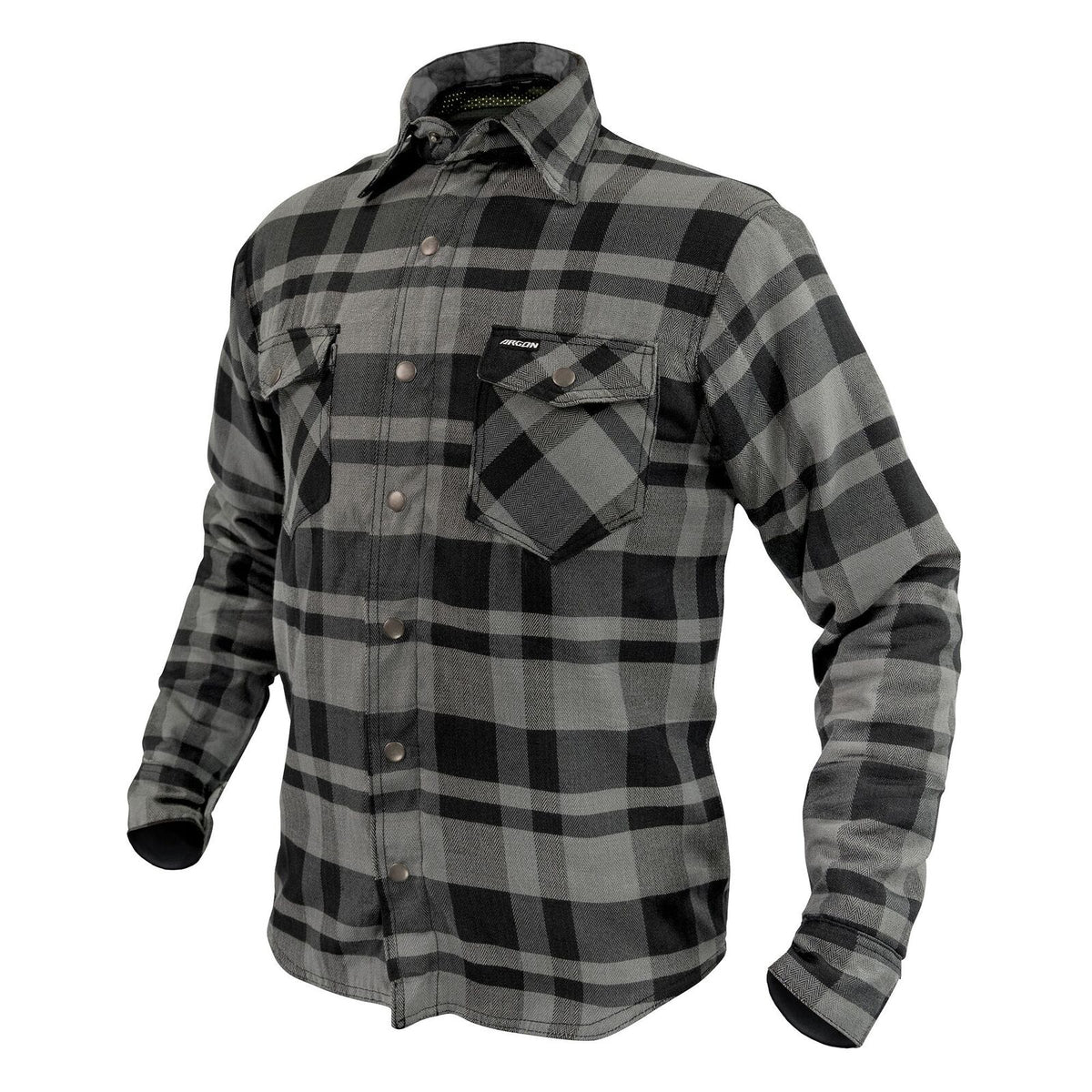 Argon Savage Black/Grey Flannel Textile Jacket