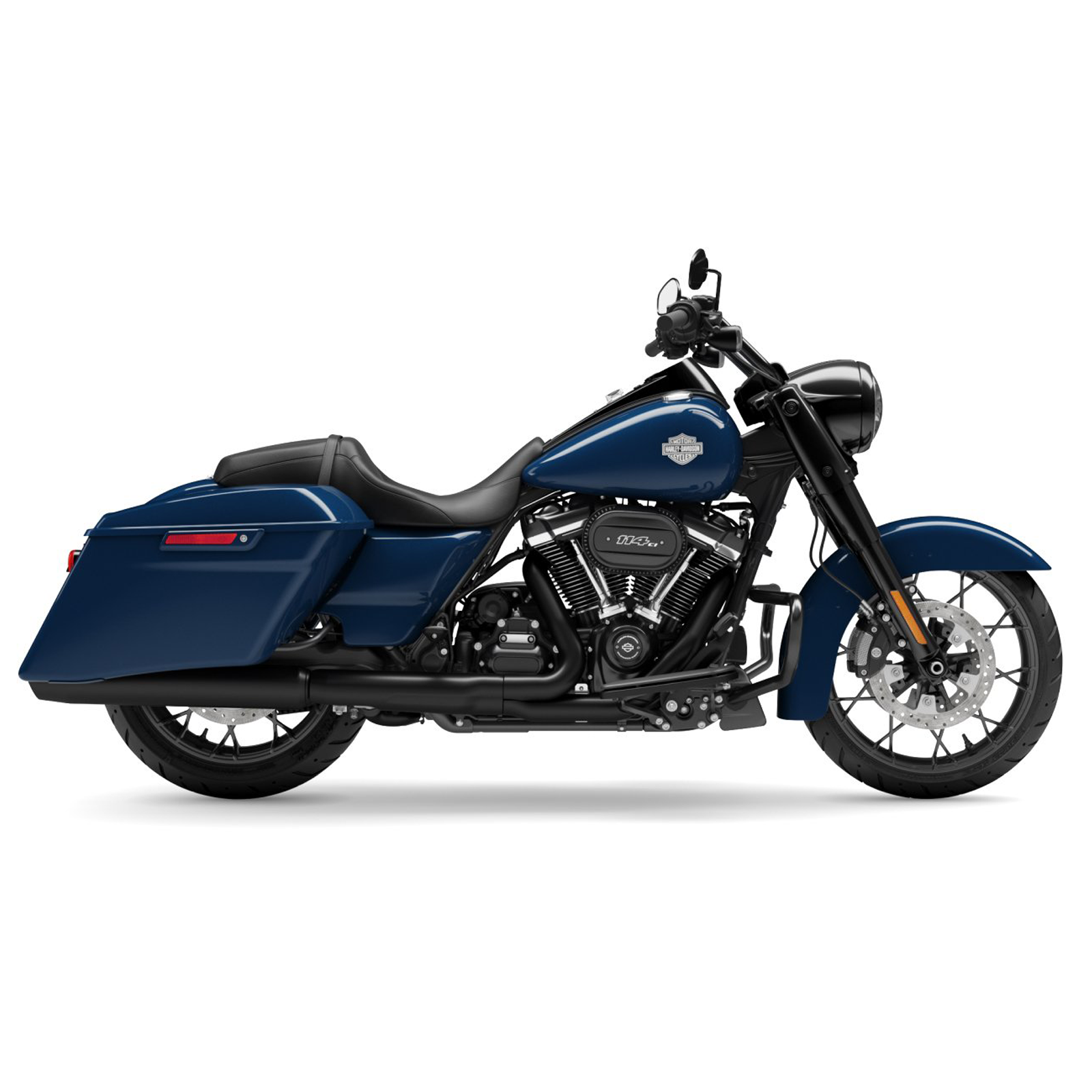 Harley davidson road king blue deals