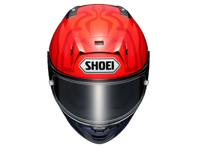 red shoei helmet This road riding helmet was tested in SHOEIs wind tunnel facility Shoei Helmets Shoei X Spirit