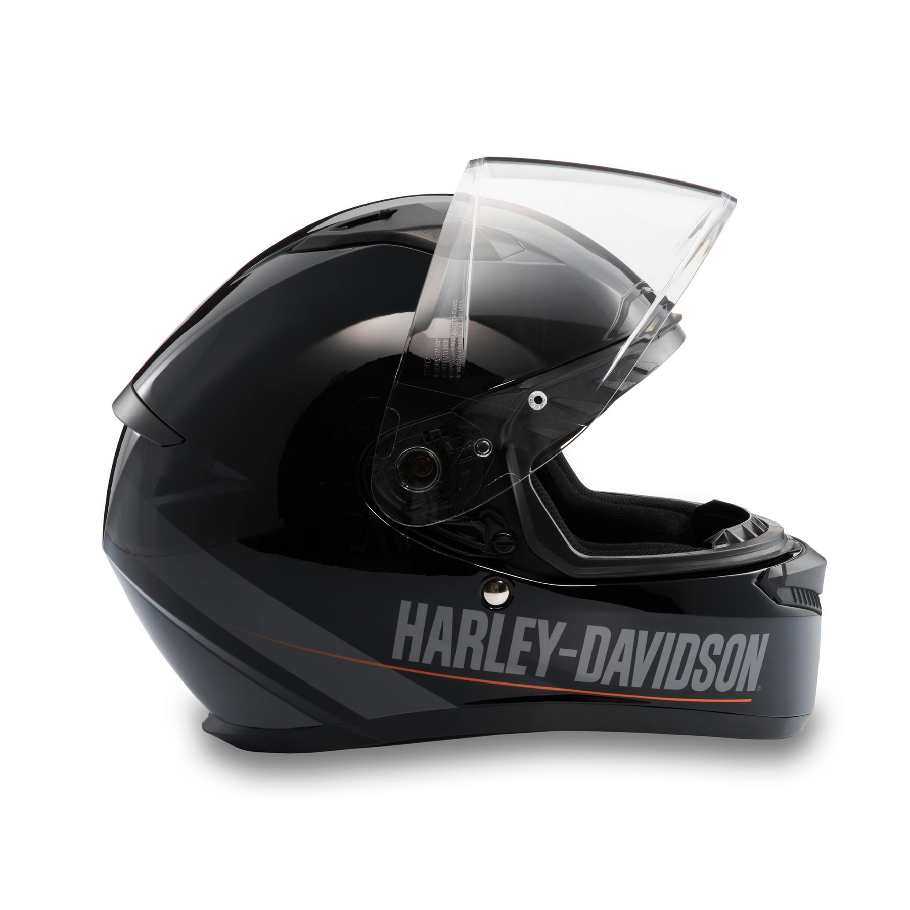 Harley-Davidson Velo H34 Full Face Helmet - Gloss - Harley Black & Grey