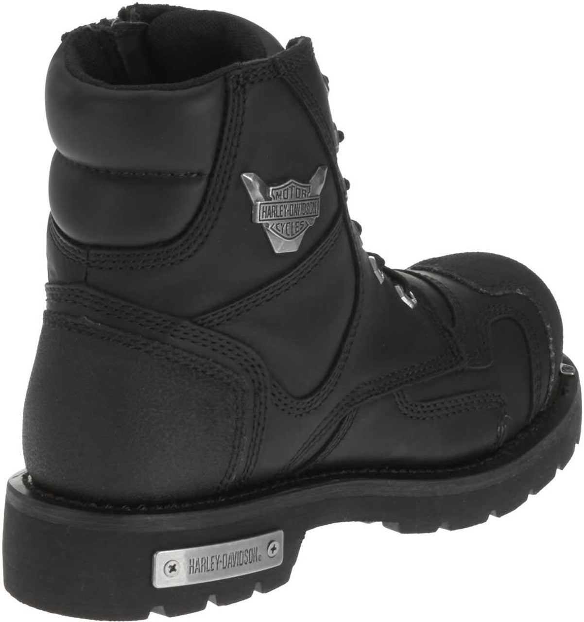 Harley-Davidson® Men's Stealth Motorcycle Boots. Patch Lace Black Riding