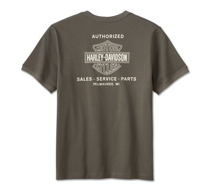 Harley-Davidson Men's Combustion Henley - Grape Leaf