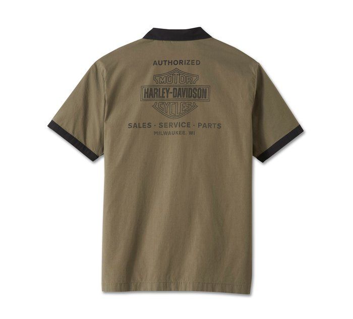 Harley-Davidson Men's Combustion Shirt - Grape Leaf CL