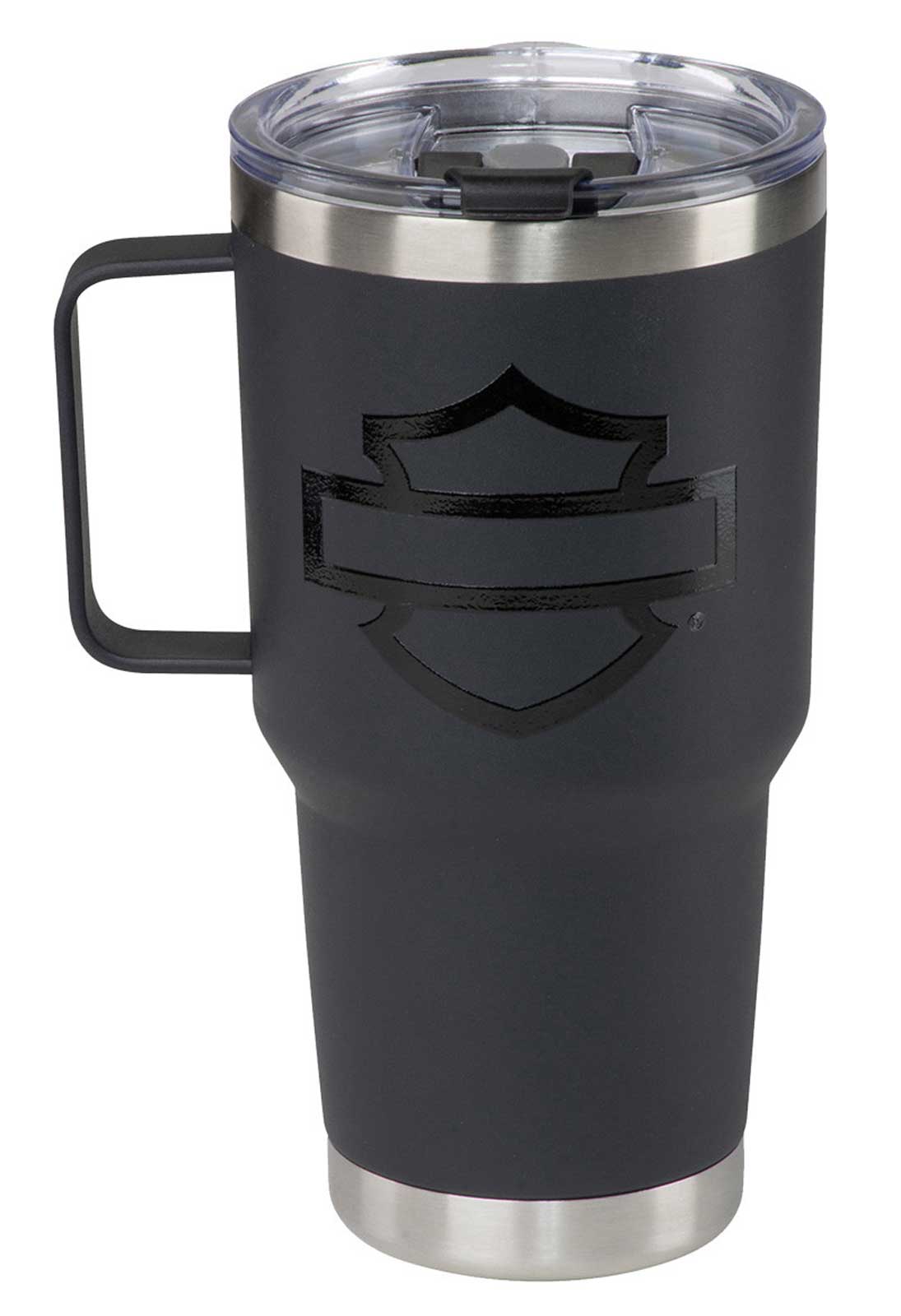 Harley-Davidson Matte Black Travel Mug - Stainless Steel