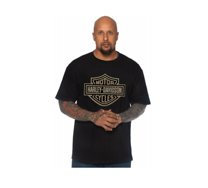 Harley-Davidson Bar & Shield Gold Tee