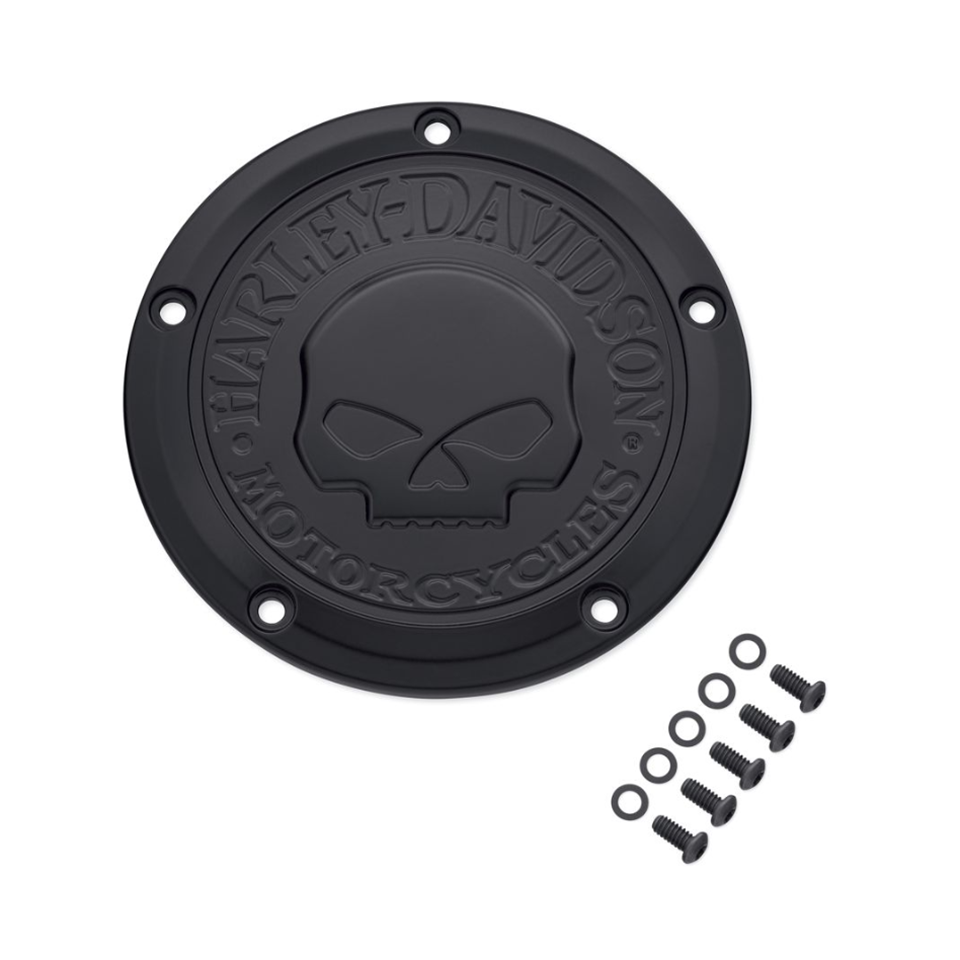 Harley-Davidson Willie G Skull Derby Cover - Black