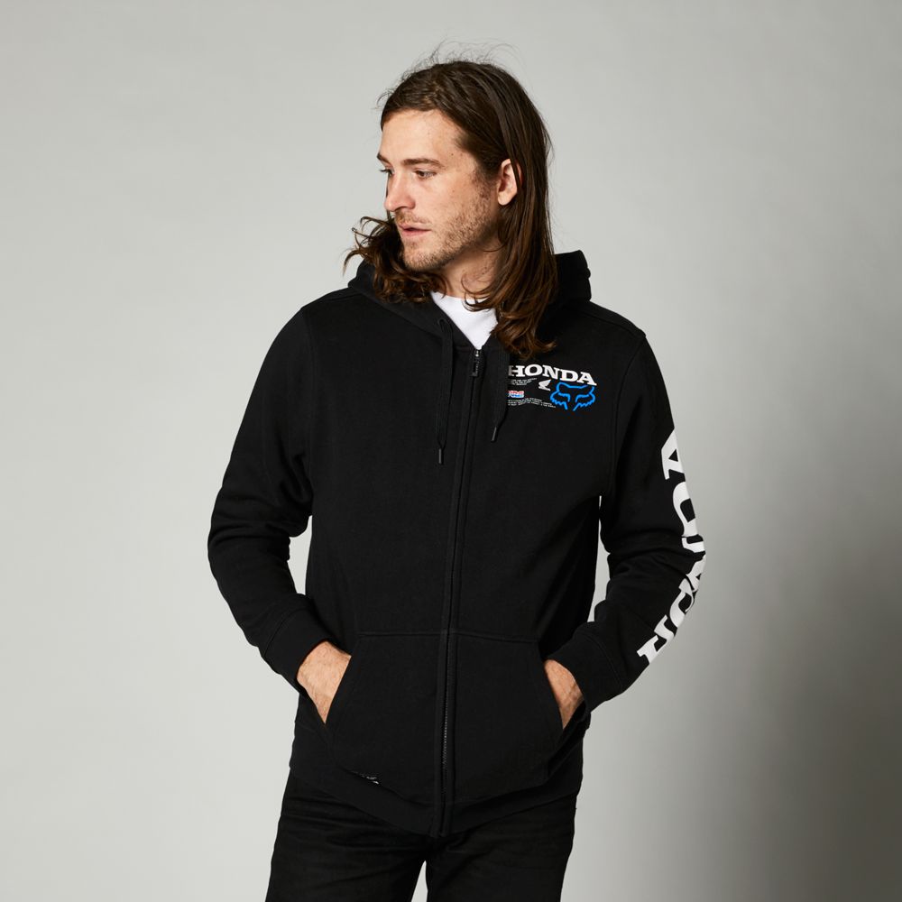 Fox zip cheap up hoodie mens