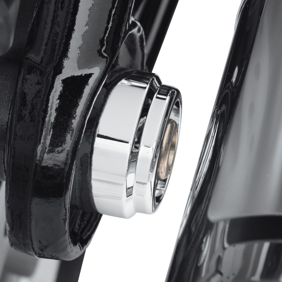 Harley-Davidson Rear Axle Nut Covers - Chrome