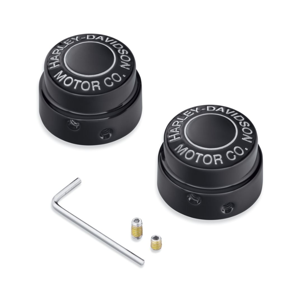 Harley-Davidson Motor Co. Front Axle Nut Covers